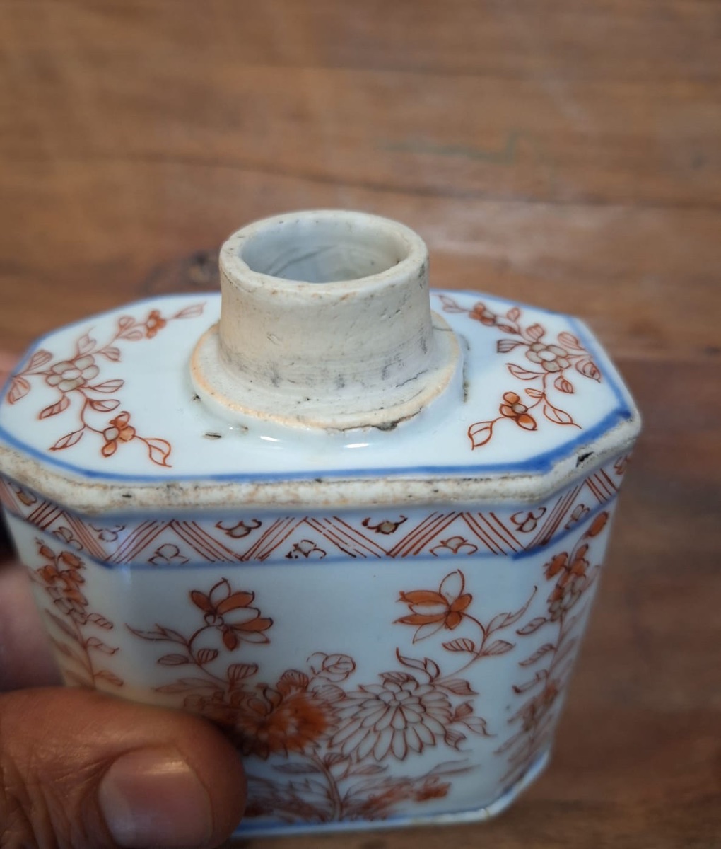 Chinese Tea Caddy, Kangxi Period-photo-4