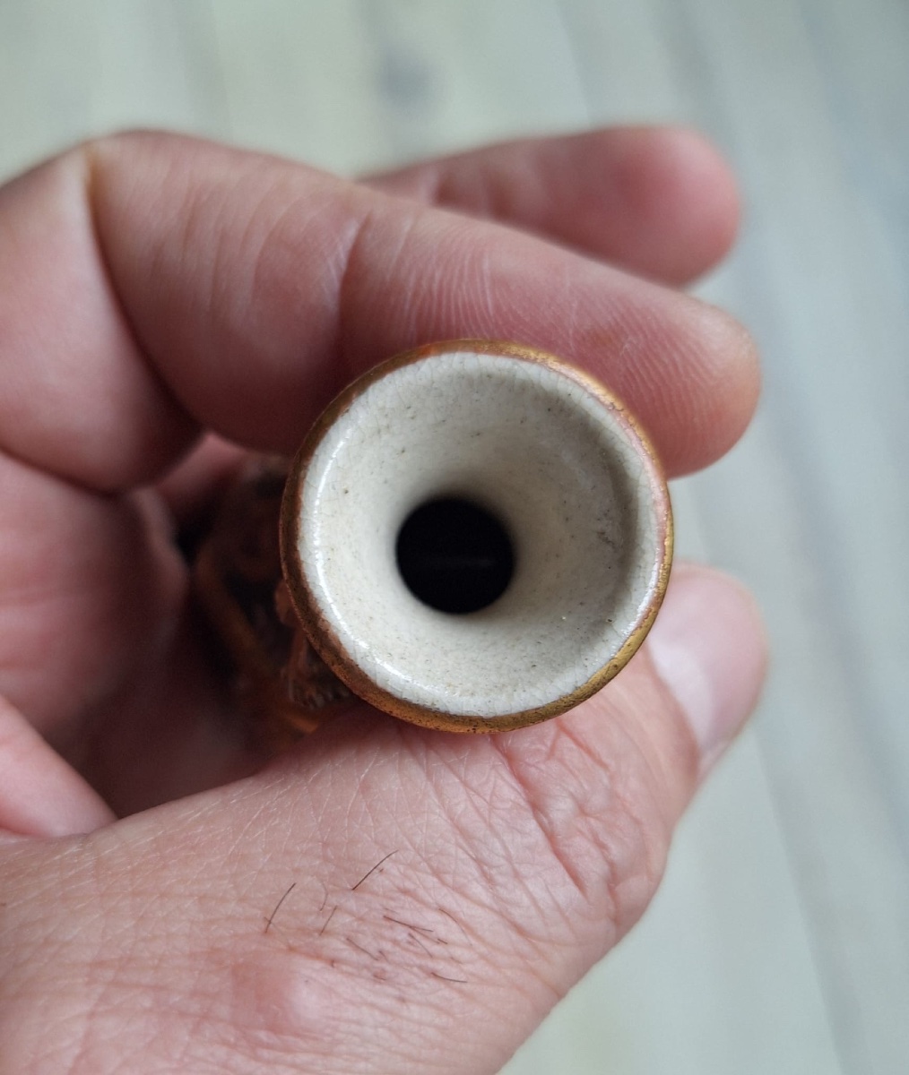 Vase miniature japonais Satsuma, XIXe siècle-photo-3