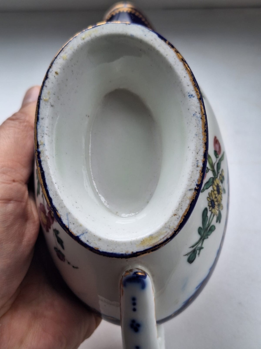 Saucière Tournai, décor d'oiseaux Buffon, XVIIIe siècle-photo-3