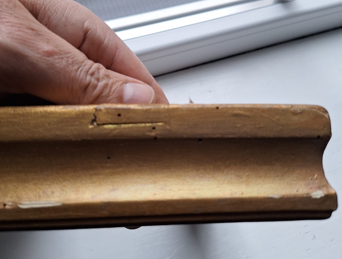 Antique Gilded Wooden Frame-photo-2