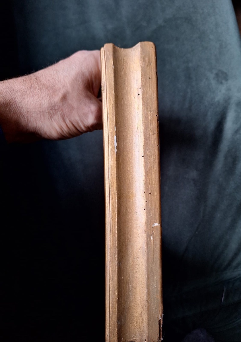 Antique Gilded Wooden Frame-photo-6