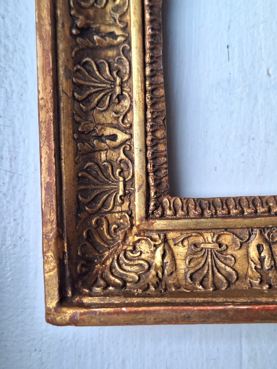 Antique Gilded Wooden Frame-photo-2