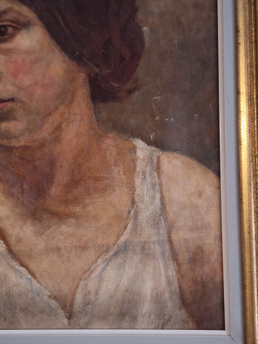 Portrait , école française-photo-2