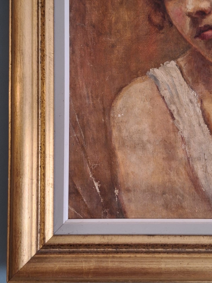 Portrait , école française-photo-3