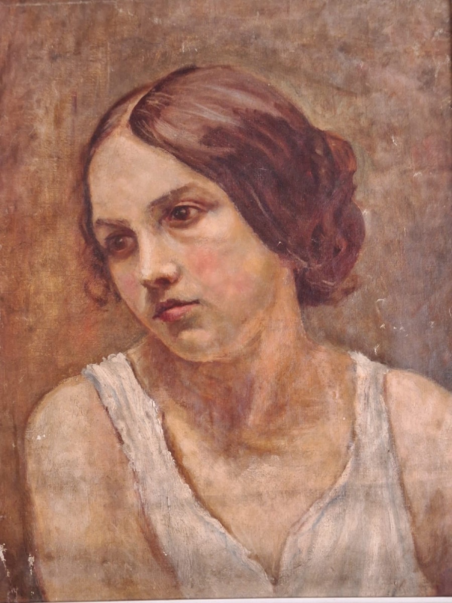 Portrait , école française-photo-5