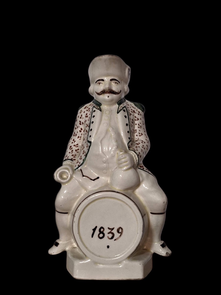 Earthenware Pitcher From Echternach, 1839