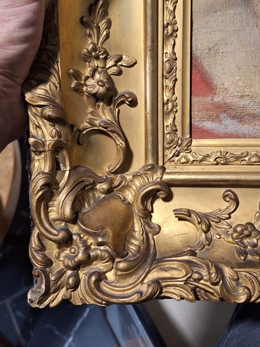 Tableau ancien, XVIIIe siècle-photo-2