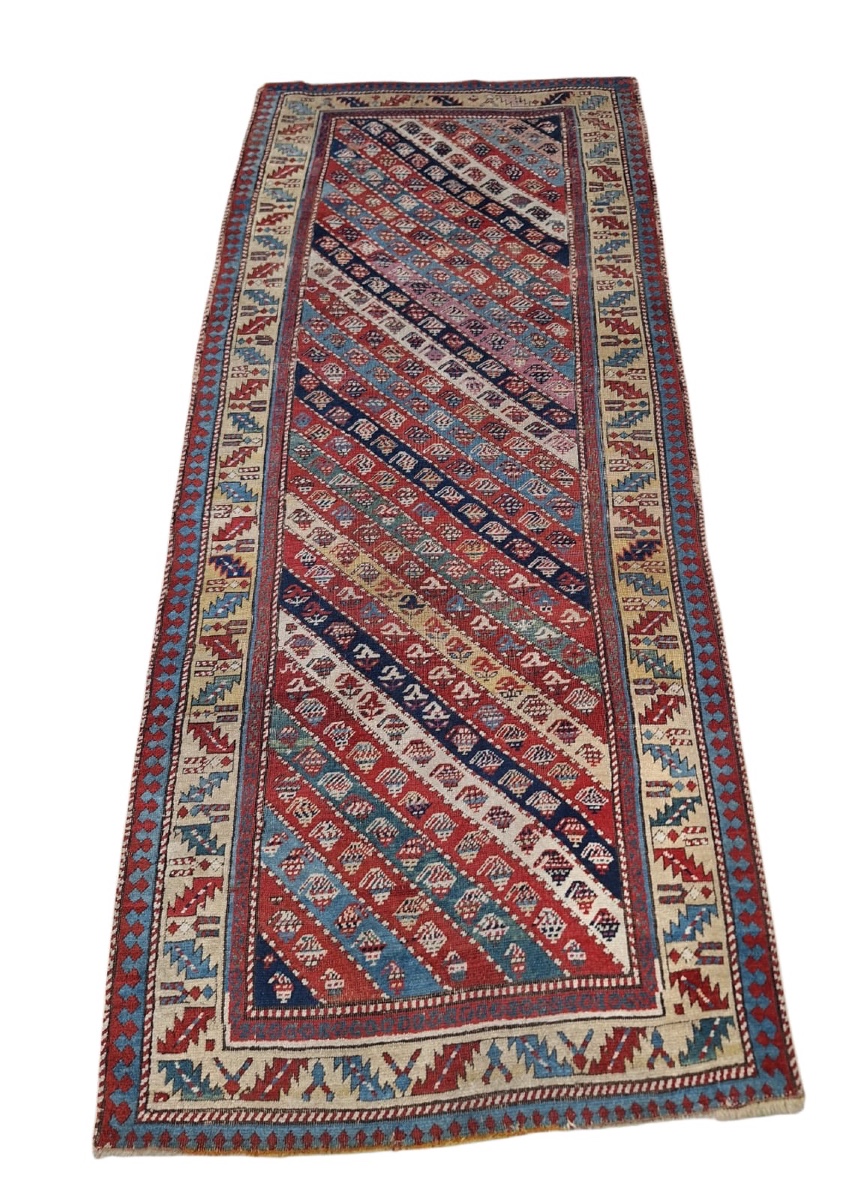 Antique Handmade Caucasian Rug Gendje-photo-2