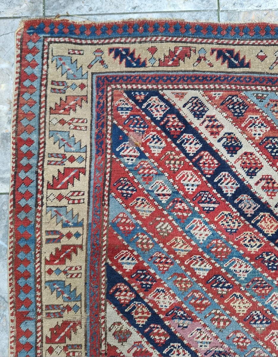 Antique Handmade Caucasian Rug Gendje-photo-3