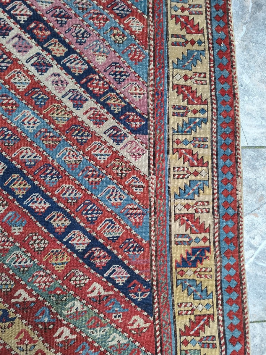 Antique Handmade Caucasian Rug Gendje-photo-6