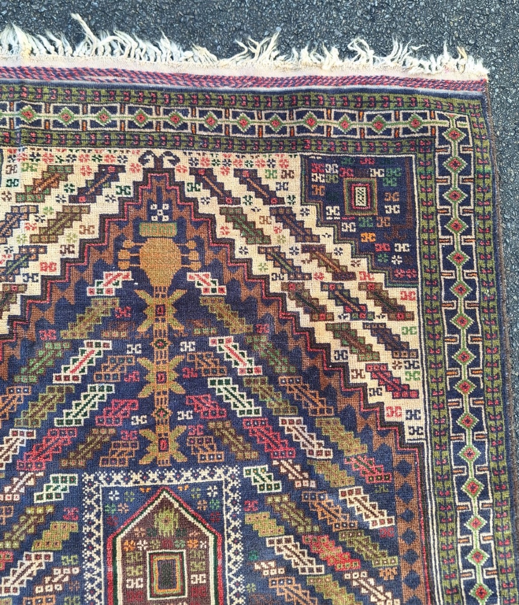 Handmade Baloch Rug, Afghanistan, 20th Century-photo-3