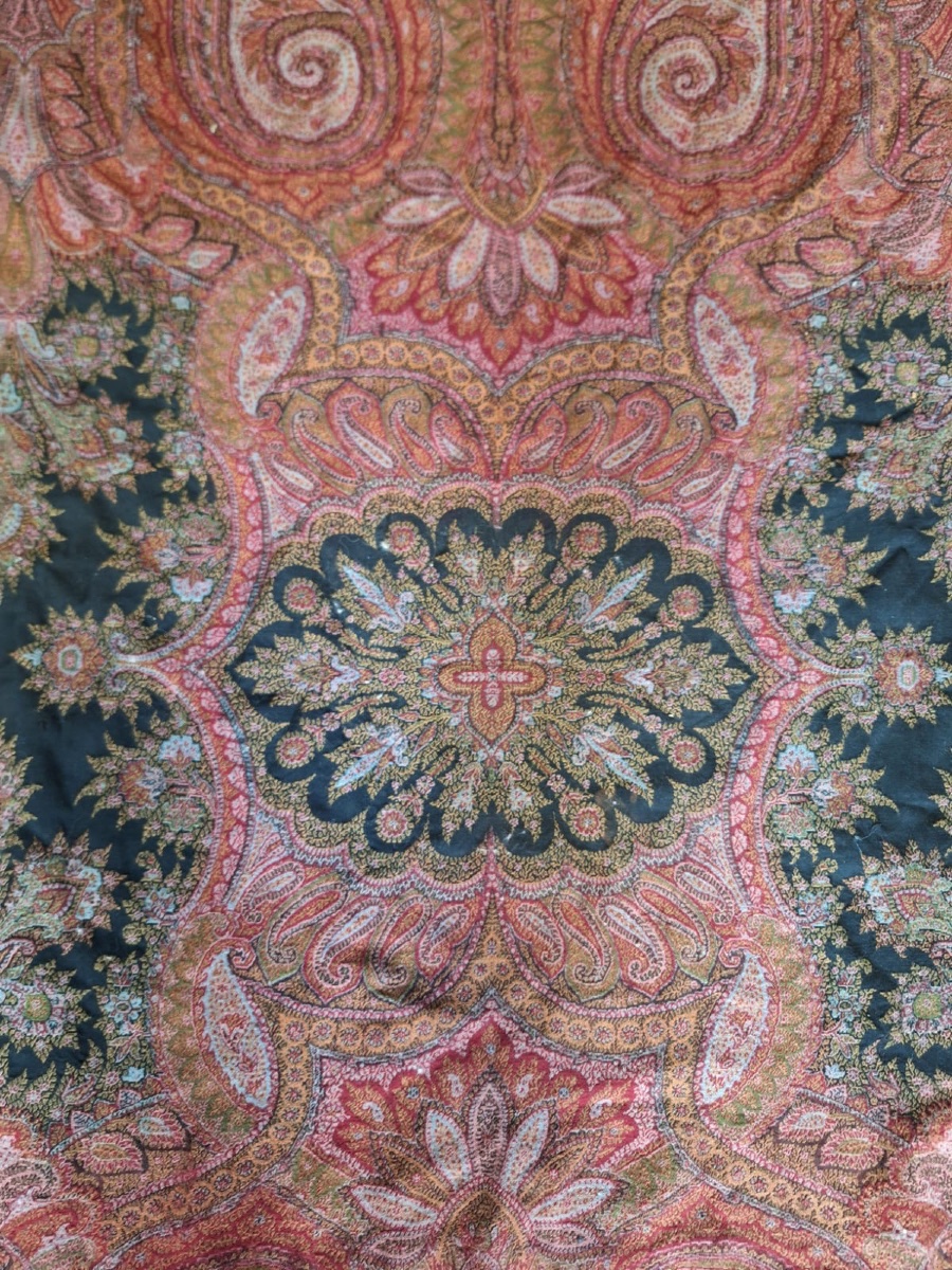 Châle ancien du Cachemire français-photo-4