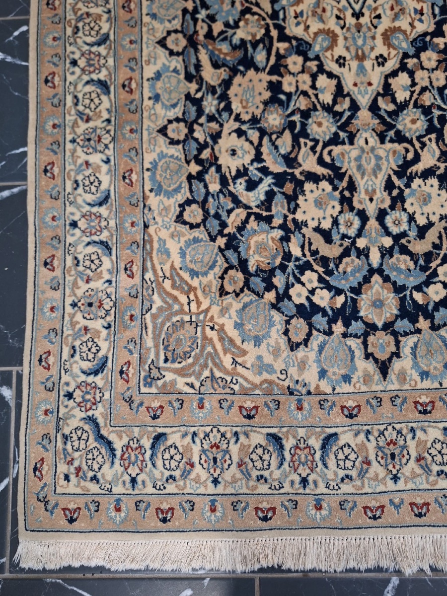 Tapis persan fait main Nain 6la-photo-3