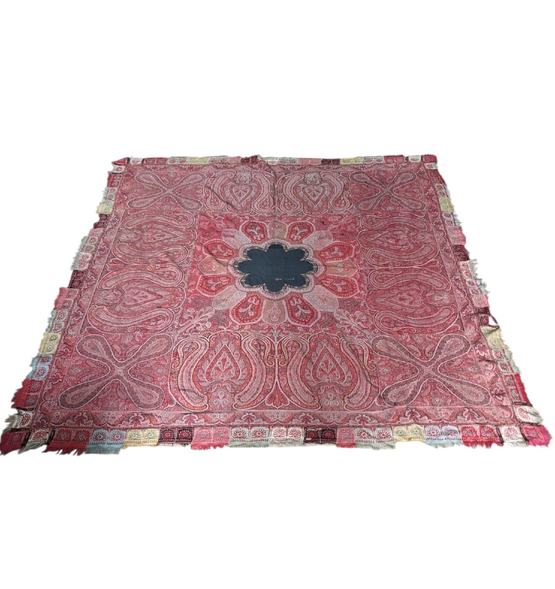 Antique Kashmir Indian Handmade Shawl