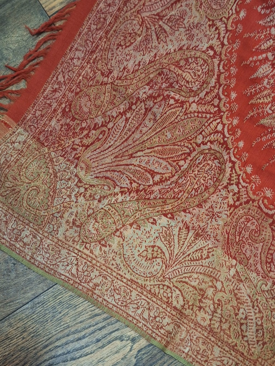 Antique French Kashmir Shawl-photo-1