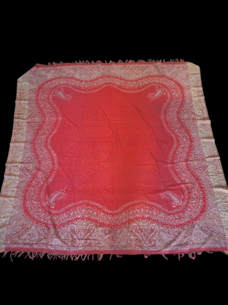 Antique French Kashmir Shawl