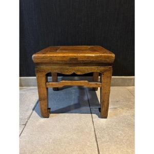 Antique Chinese Side Table In Solid Wood, Early 20th Century