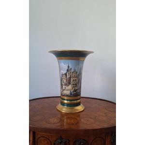 Vase Ancien En Porcelaine, Début Du 20ème Siècle