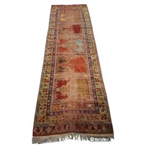 Antique Handmade Turkish Carpet Mudjur Saf, 19th Century