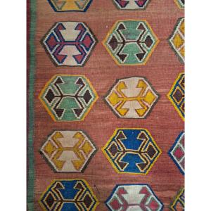 Vintag Kilim caucasien Kazak fait à la main