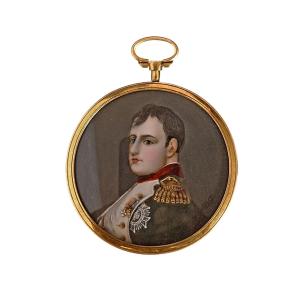 Un portrait miniature de Napoléon