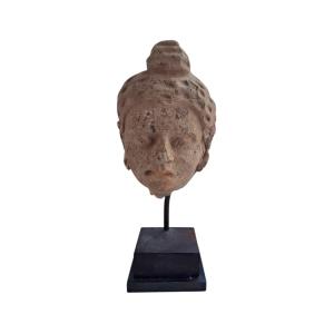 An Ancient Head Of Buddha
