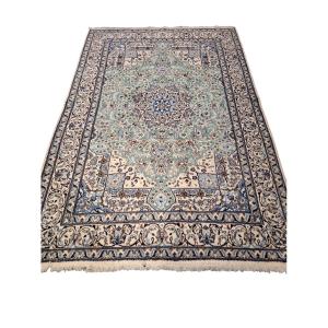 Hand-knotted Nain  Tabas Persian Rug