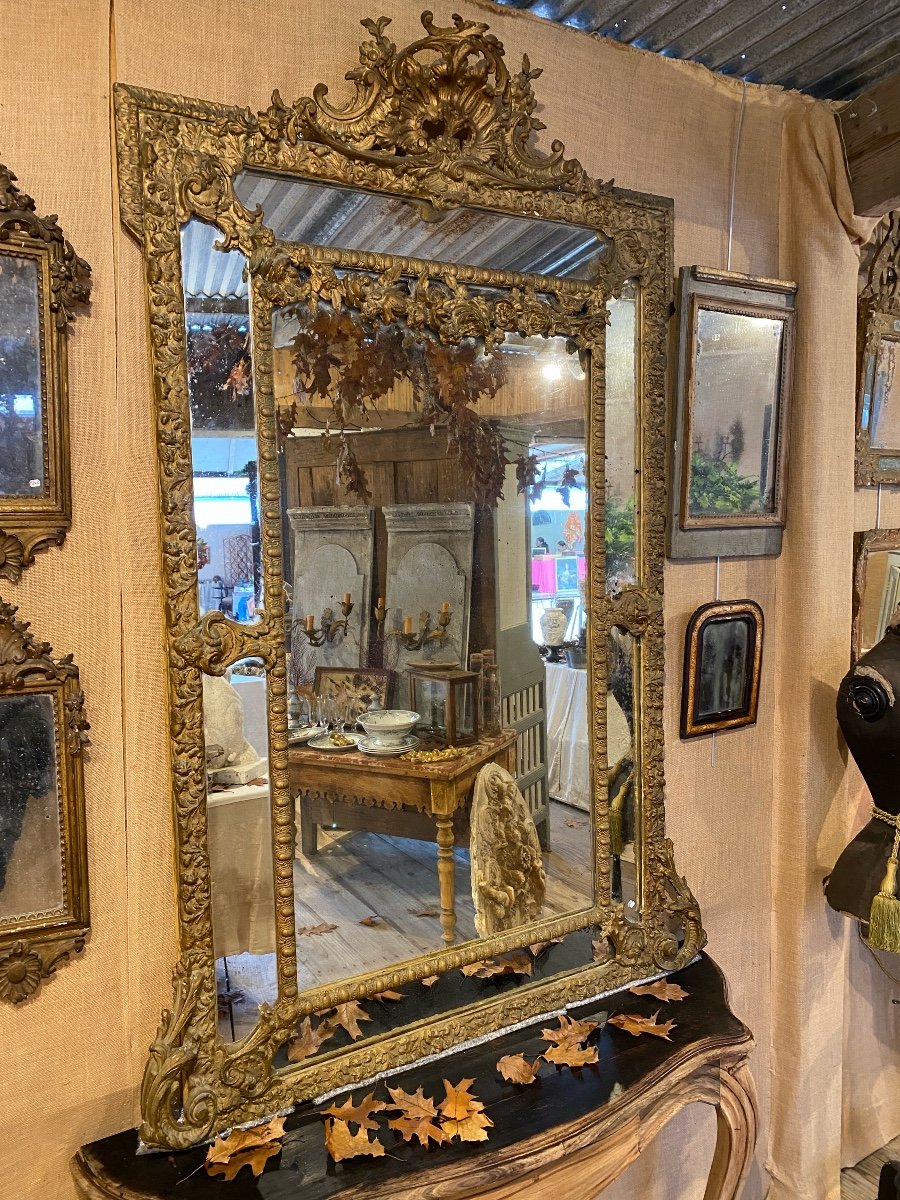 Miroir à Parecloses XIXè 