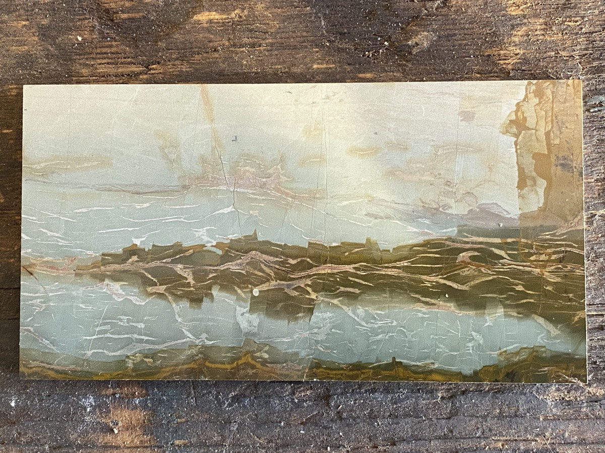 Plaque De Paésine, Marbre De Florence, Plaque De Rêve Ou Pietra Paesina-photo-3