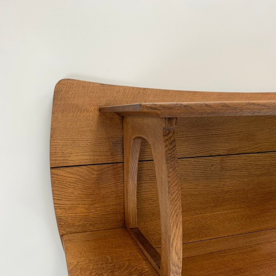 Wall-mounted Coat Rack By Gustave Serrurier-bovy, Circa 1905, Belgium.-photo-6