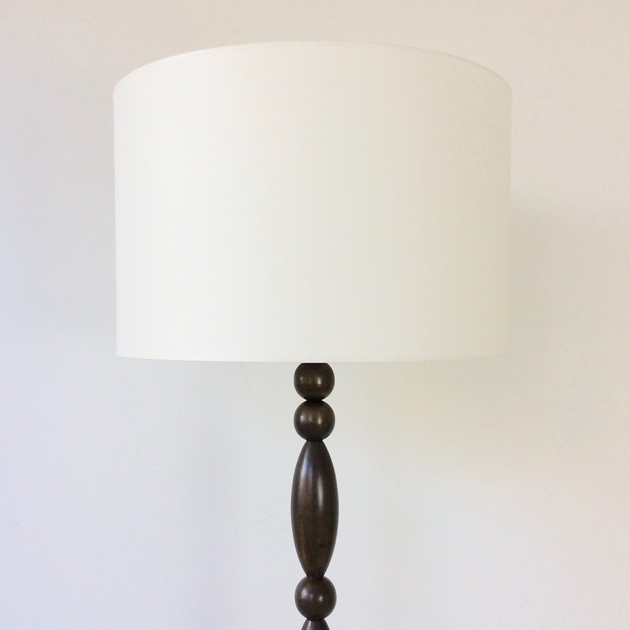 Art Deco Floor Lamp With Bronze Patina, Circa 1940, France.-photo-2
