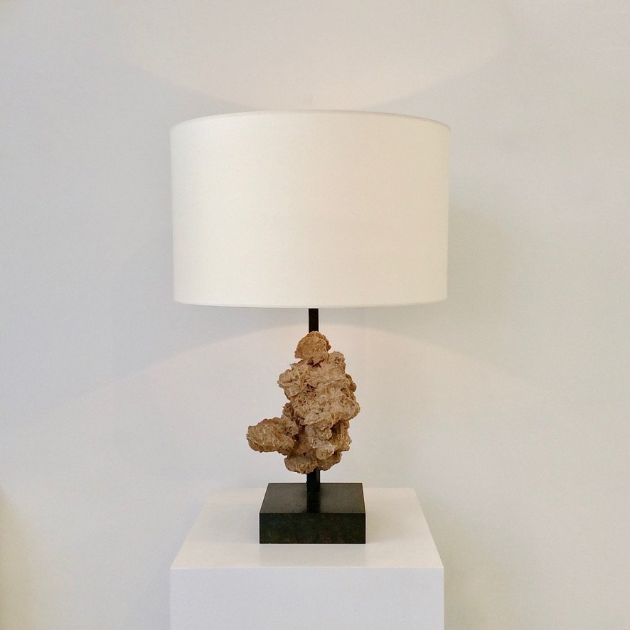 Lampe rose des sables, vers 1970, Belgique-photo-2