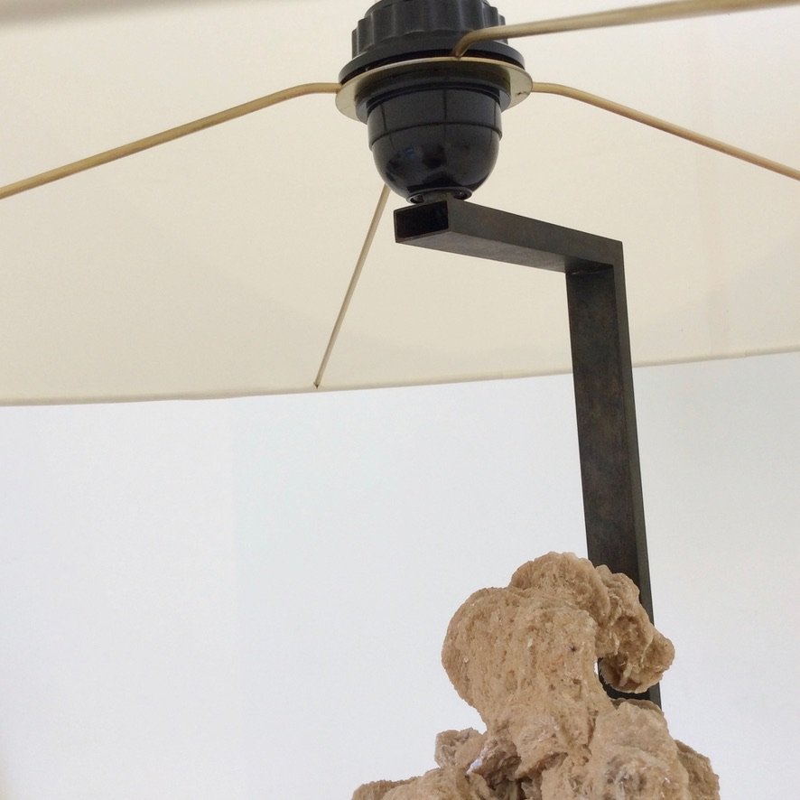 Lampe rose des sables, vers 1970, Belgique-photo-5