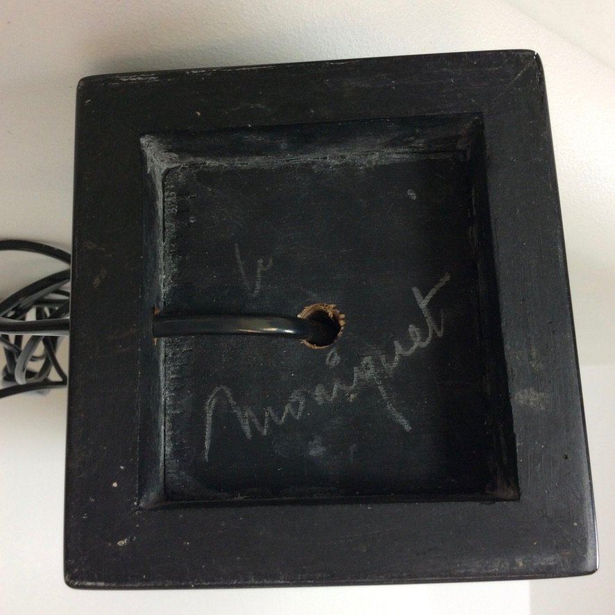Grande lampe de Jacques Moniquet , édition Cheret, vers 1975, France-photo-1