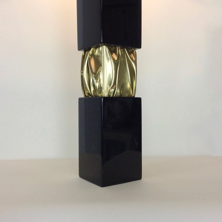Grande lampe de Jacques Moniquet , édition Cheret, vers 1975, France-photo-3