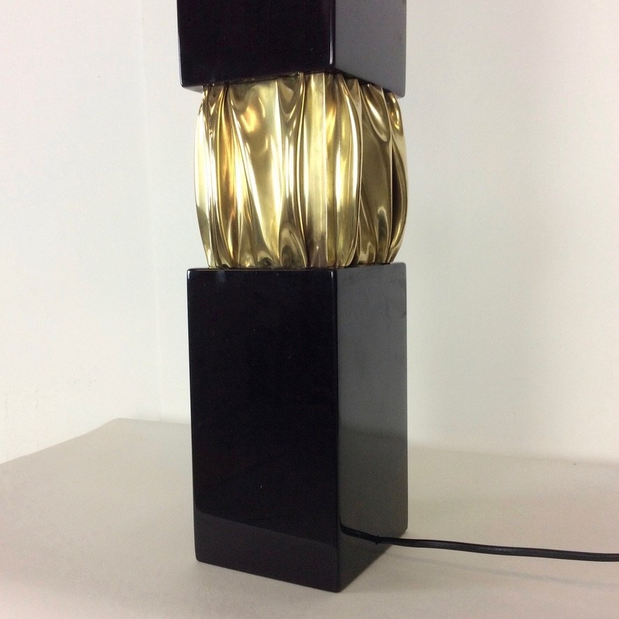 Grande lampe de Jacques Moniquet , édition Cheret, vers 1975, France-photo-7