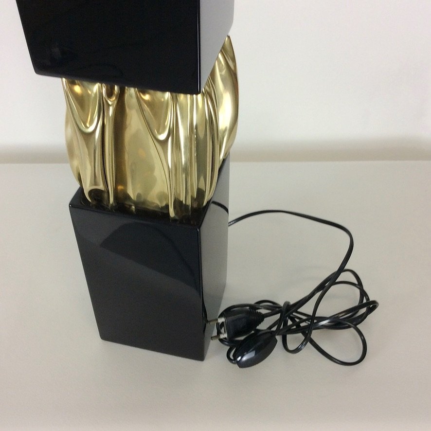 Grande lampe de Jacques Moniquet , édition Cheret, vers 1975, France-photo-8