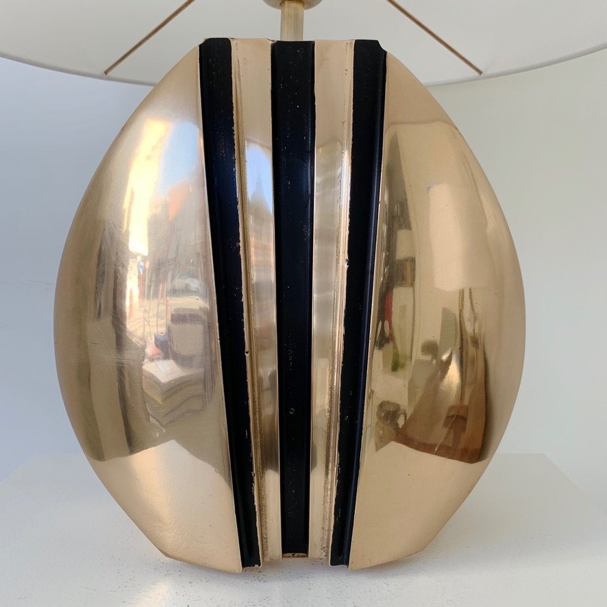 Lampe  en bronze signée Esa Fedrigolli, vers 1970, Italie-photo-3