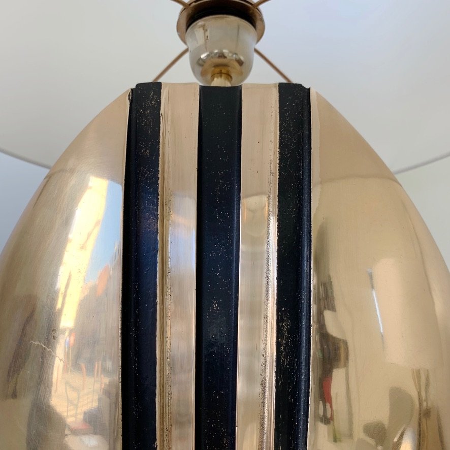 Lampe  en bronze signée Esa Fedrigolli, vers 1970, Italie-photo-8