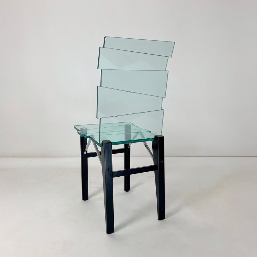 Chaise Sed de Luigi Serafini par Tonelli, 1989, Italie-photo-3