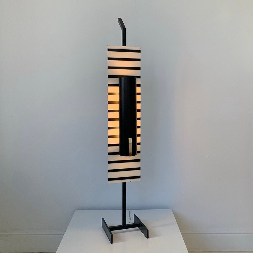 Mid-century Arlus Decorative Floor Lamp, Circa 1960, France.-photo-1