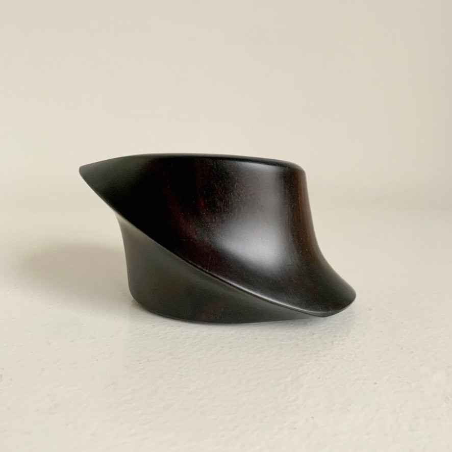 Catherine Noll Bracelet In Ebony, Circa 1970, France.-photo-1