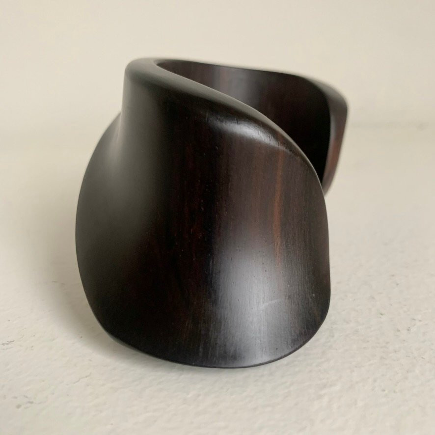 Catherine Noll Bracelet In Ebony, Circa 1970, France.-photo-2
