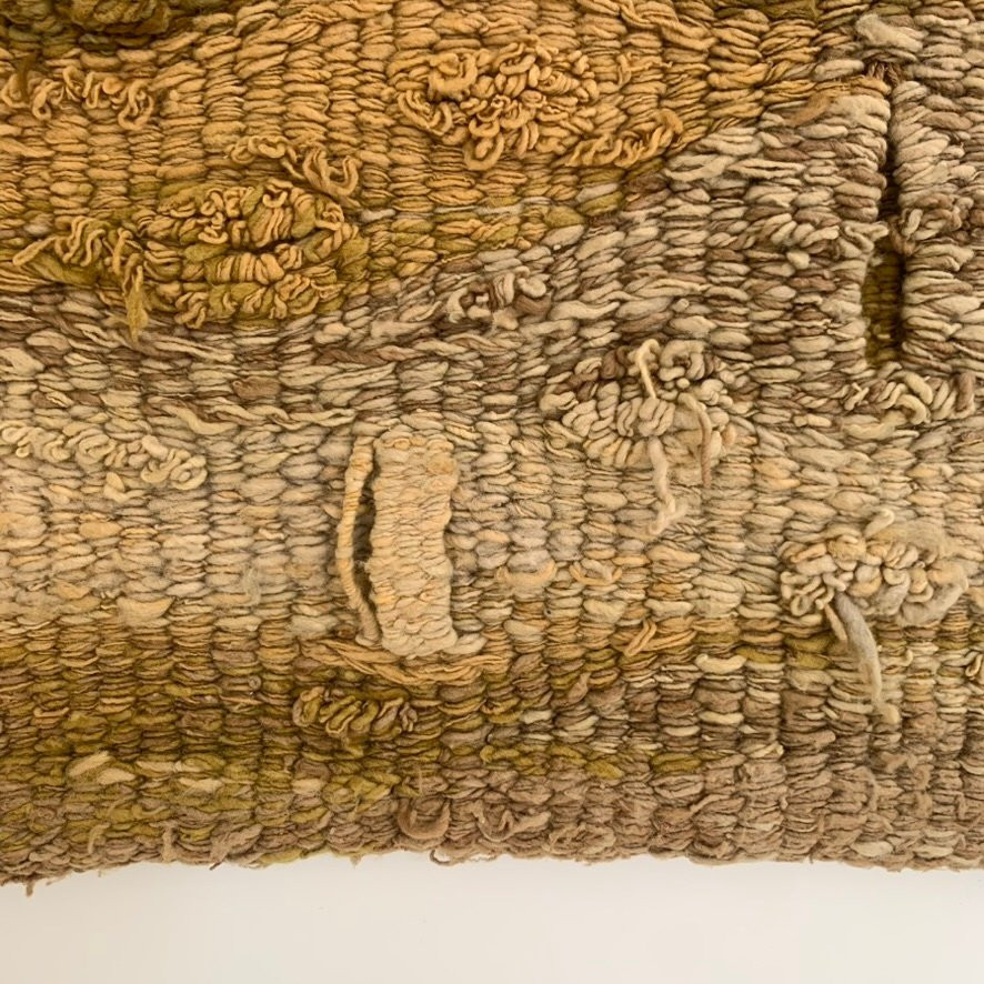 Tapisserie décorative en laine , vers 1975, France.-photo-3