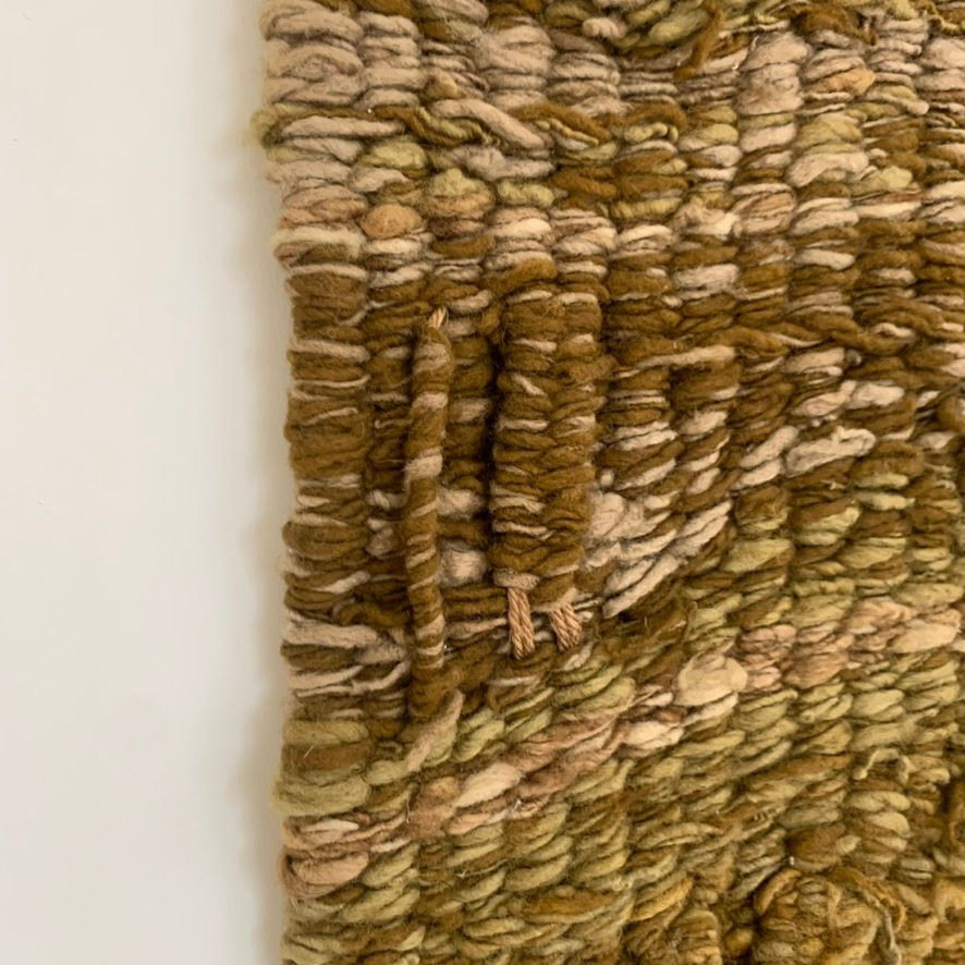 Tapisserie décorative en laine , vers 1975, France.-photo-5