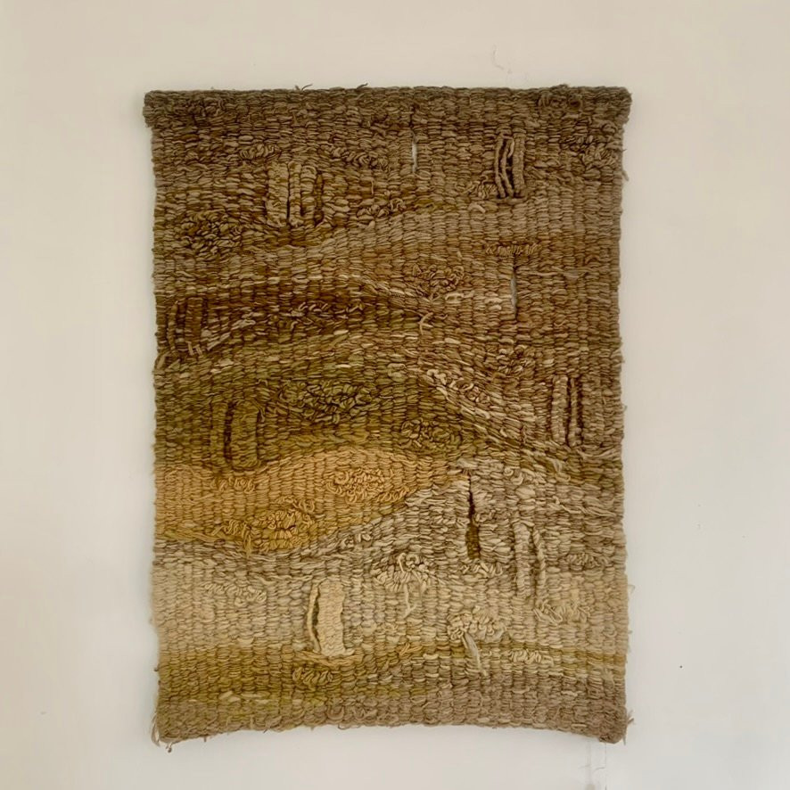 Tapisserie décorative en laine , vers 1975, France.-photo-8
