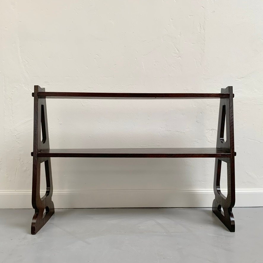 Etagère Arts and Crafts en bois, vers 1910, Royaume-Uni.-photo-2