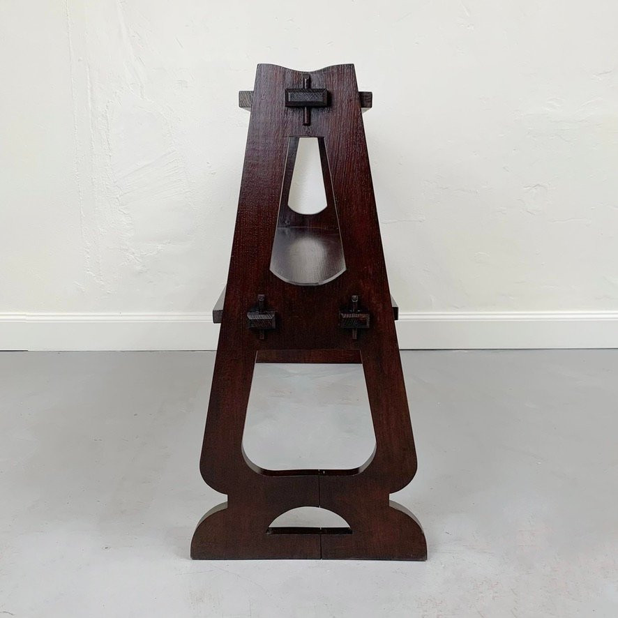 Etagère Arts and Crafts en bois, vers 1910, Royaume-Uni.-photo-4