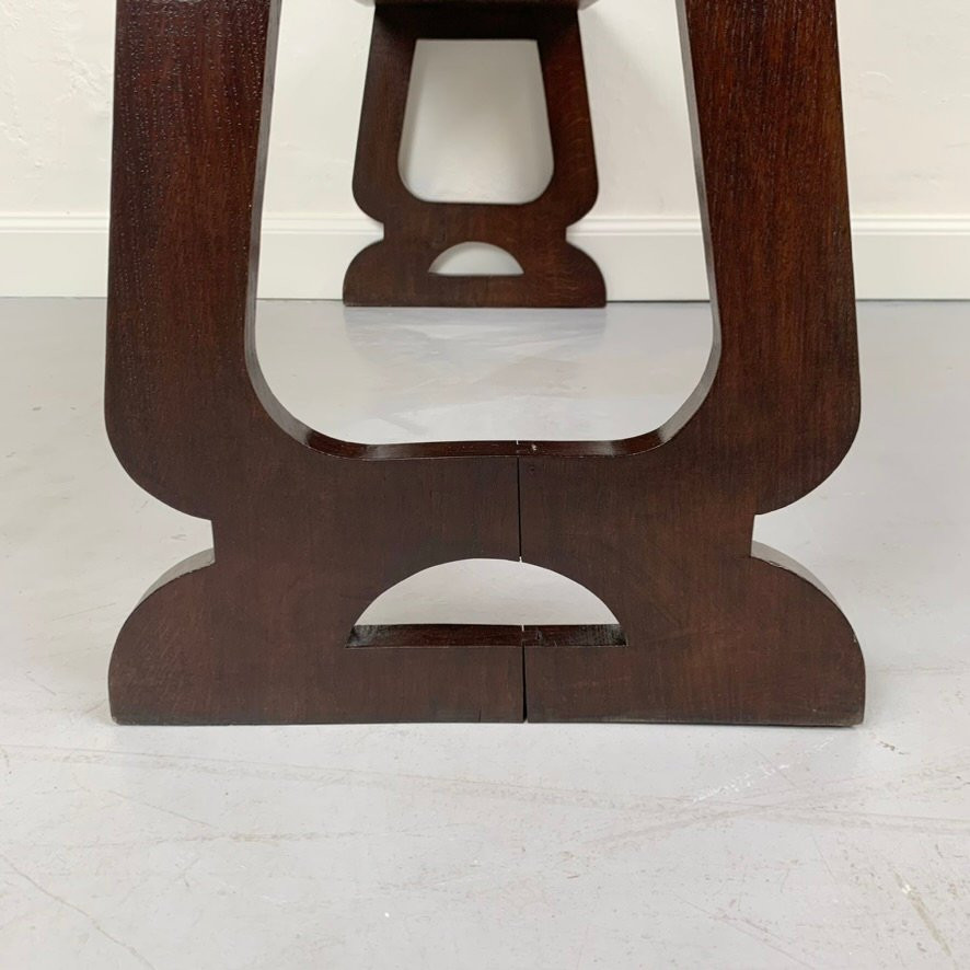 Etagère Arts and Crafts en bois, vers 1910, Royaume-Uni.-photo-1