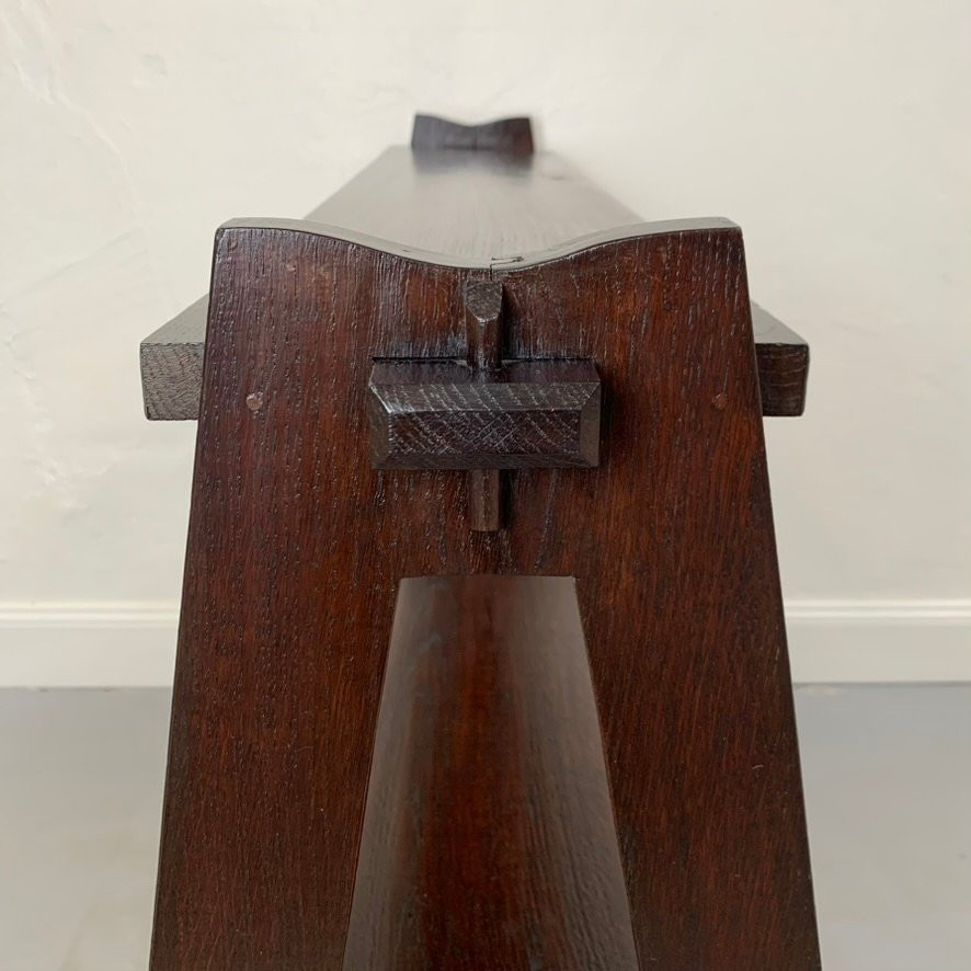 Etagère Arts and Crafts en bois, vers 1910, Royaume-Uni.-photo-2